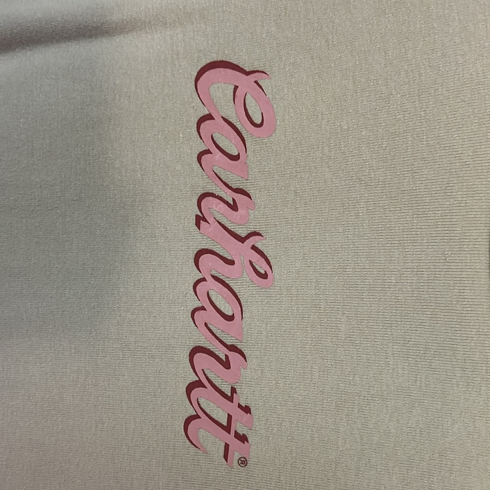 **3/$15** Women’s Carhartt t shirt. Size large. Carhartt logo o. Front. - Picture 2 of 5